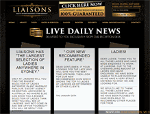Tablet Screenshot of liaisons.com.au